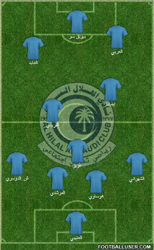 Al-Hilal (KSA) Formation 2011