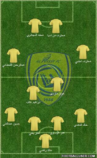 Al-Nassr (KSA) Formation 2011