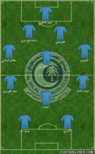 Al-Hilal (KSA) Formation 2011