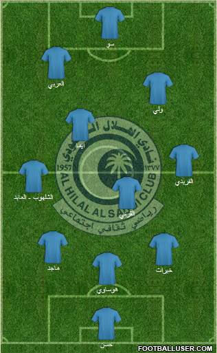 Al-Hilal (KSA) Formation 2011