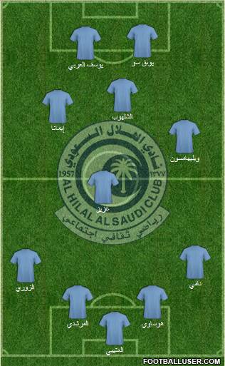 Al-Hilal (KSA) Formation 2011