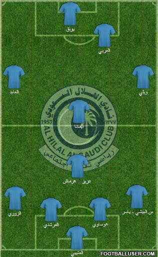 Al-Hilal (KSA) Formation 2011