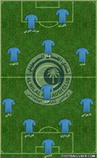 Al-Hilal (KSA) Formation 2011