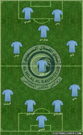 Al-Hilal (KSA) Formation 2011