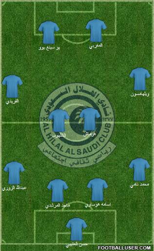 Al-Hilal (KSA) Formation 2011