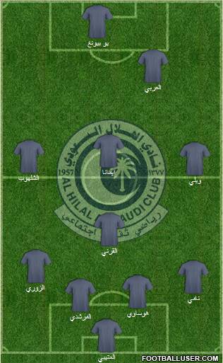 Al-Hilal (KSA) Formation 2011