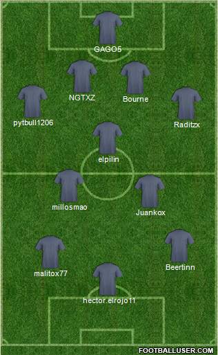 Pro Evolution Soccer Team Formation 2011
