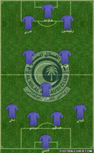 Al-Hilal (KSA) Formation 2011