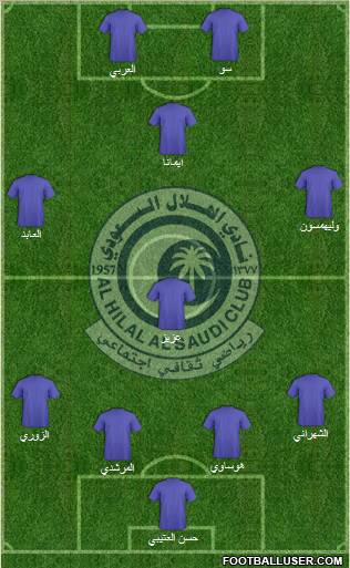 Al-Hilal (KSA) Formation 2011