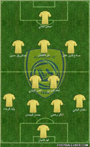 Al-Nassr (KSA) Formation 2011
