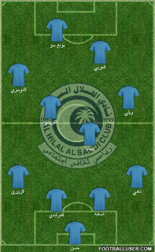 Al-Hilal (KSA) Formation 2011