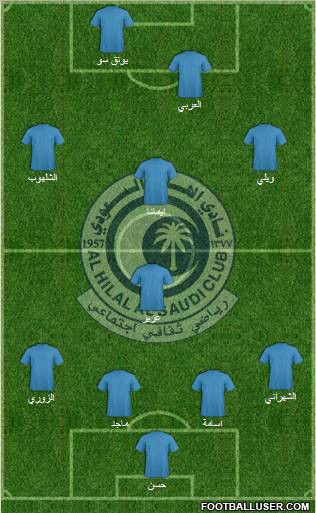 Al-Hilal (KSA) Formation 2011