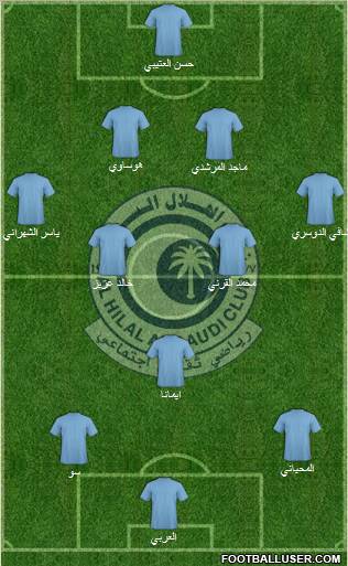 Al-Hilal (KSA) Formation 2011