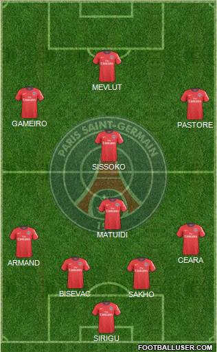 Paris Saint-Germain Formation 2011