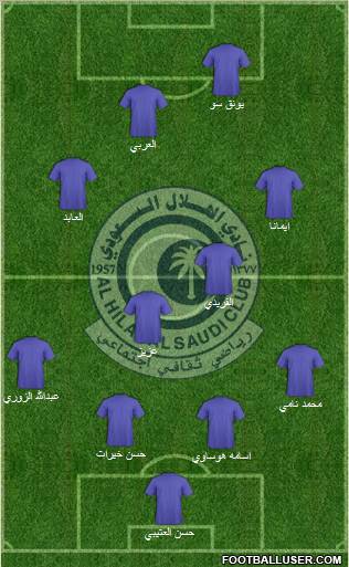 Al-Hilal (KSA) Formation 2011