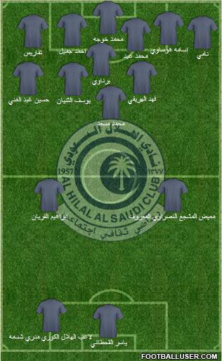 Al-Hilal (KSA) Formation 2011