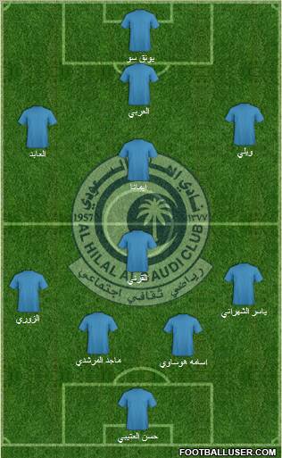Al-Hilal (KSA) Formation 2011