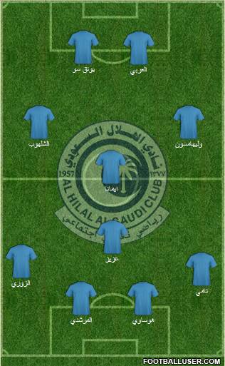 Al-Hilal (KSA) Formation 2011