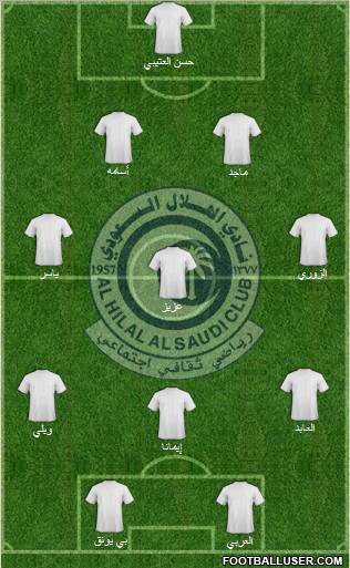 Al-Hilal (KSA) Formation 2011