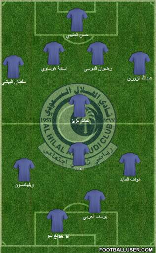 Al-Hilal (KSA) Formation 2011