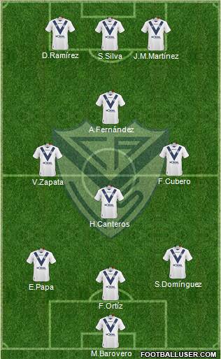 Vélez Sarsfield Formation 2011