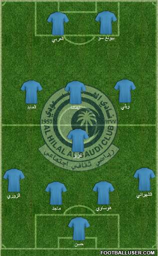 Al-Hilal (KSA) Formation 2011