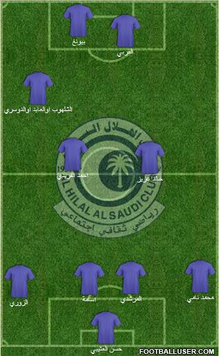 Al-Hilal (KSA) Formation 2011