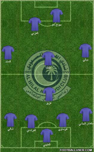 Al-Hilal (KSA) Formation 2011