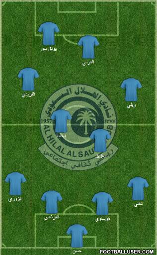 Al-Hilal (KSA) Formation 2011