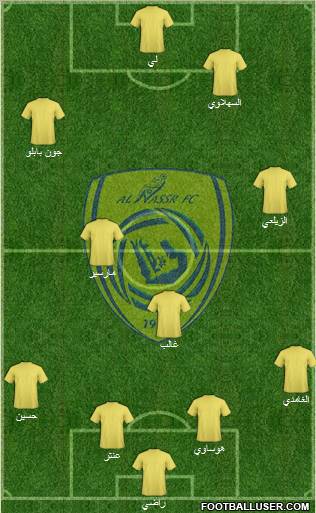 Al-Nassr (KSA) Formation 2011