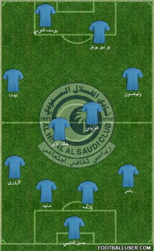 Al-Hilal (KSA) Formation 2011