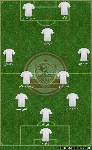 Zamalek Sporting Club Formation 2011