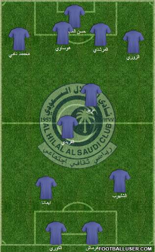Al-Hilal (KSA) Formation 2011