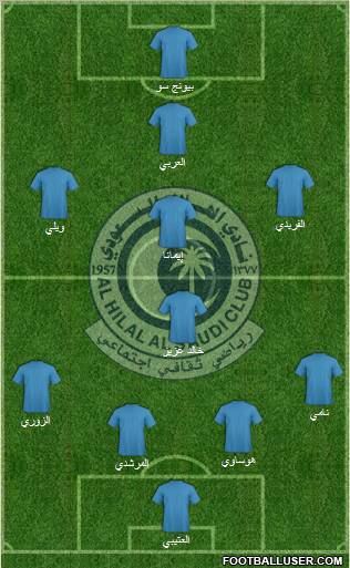 Al-Hilal (KSA) Formation 2011