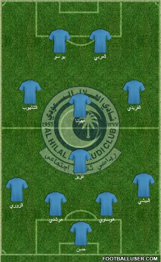 Al-Hilal (KSA) Formation 2011