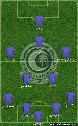 Al-Hilal (KSA) Formation 2011