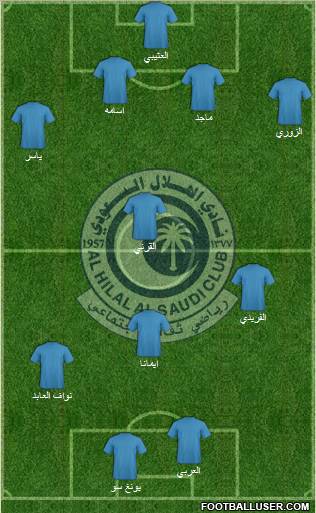 Al-Hilal (KSA) Formation 2011