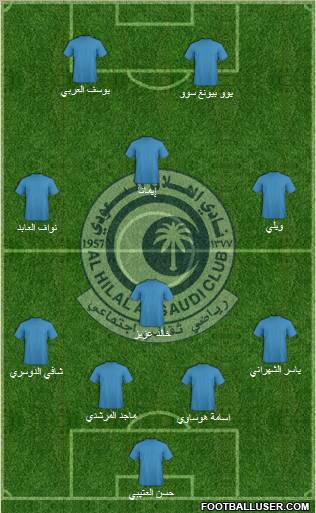 Al-Hilal (KSA) Formation 2011