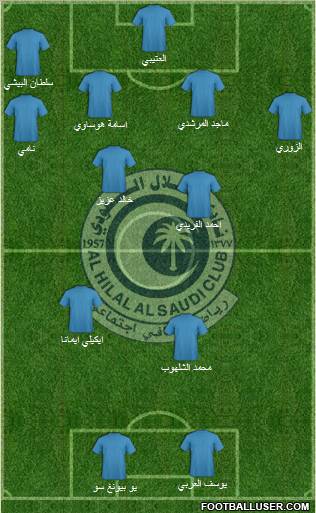 Al-Hilal (KSA) Formation 2011