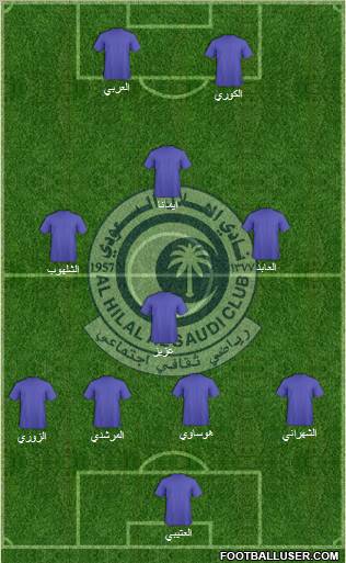 Al-Hilal (KSA) Formation 2011
