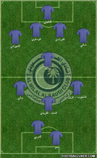 Al-Hilal (KSA) Formation 2011