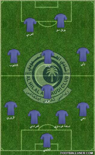 Al-Hilal (KSA) Formation 2011