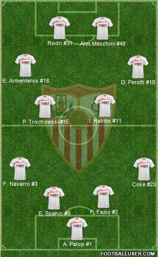 Sevilla F.C., S.A.D. Formation 2011