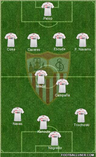 Sevilla F.C., S.A.D. Formation 2011