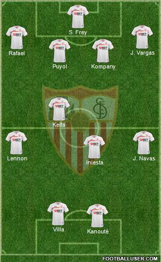 Sevilla F.C., S.A.D. Formation 2011
