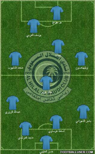 Al-Hilal (KSA) Formation 2011