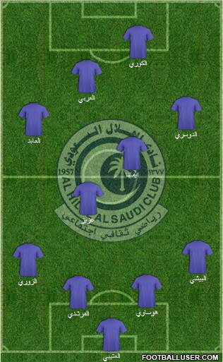 Al-Hilal (KSA) Formation 2011
