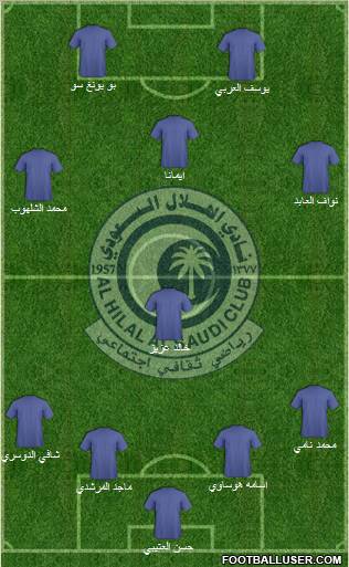 Al-Hilal (KSA) Formation 2011