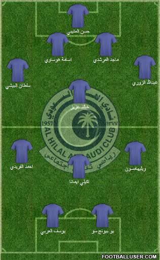 Al-Hilal (KSA) Formation 2011