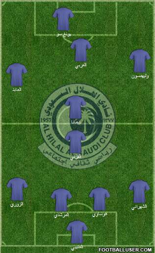 Al-Hilal (KSA) Formation 2011